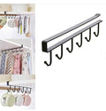 10 hooks Mug Cups Wine Glasses Storage Hooks Kitchen Utensil Ties Belt