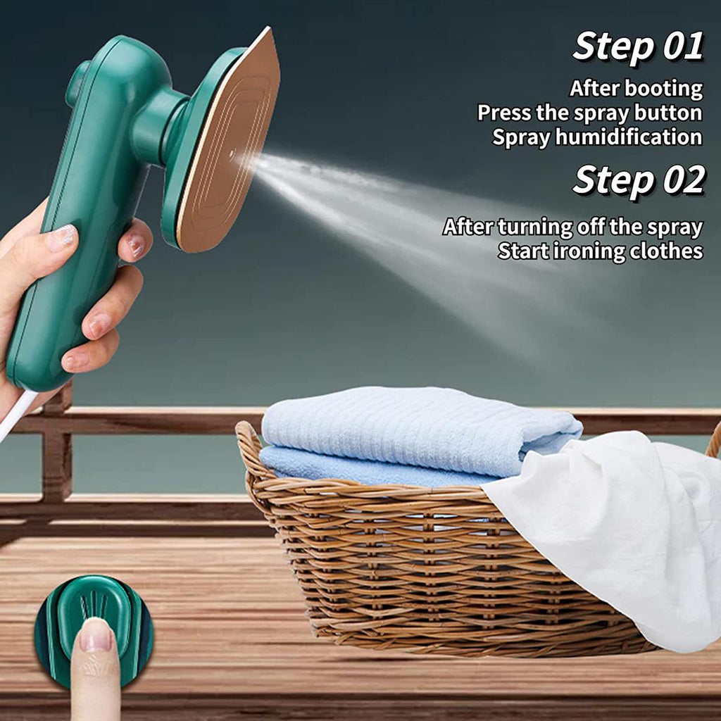 Portable Steam Iron | Professional Travelling Iron With Box | Steam Iron With Spray