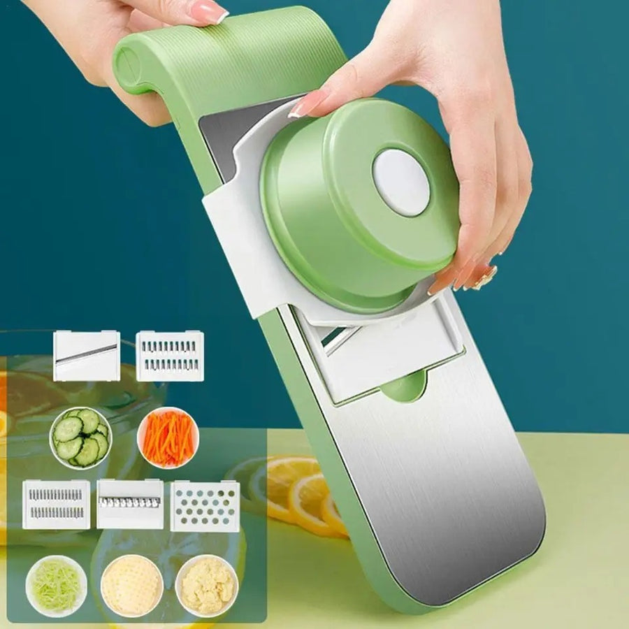 Multifunctional Stainless Steel Vegetable Slicer And Chopper - Kitchen Tool Designed For Food Preparation