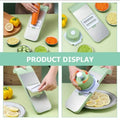 Multifunctional Stainless Steel Vegetable Slicer And Chopper - Kitchen Tool Designed For Food Preparation