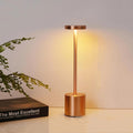 USB Rechargeable LED Night Light Desk Lamp 3 Color Touch Sensor Metal Table Lamp Random Colour Compact Portable Design For Home And Office (Colour Random)