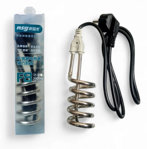 F8 Water Heating Rod - 2000W Shock-Proof Imported