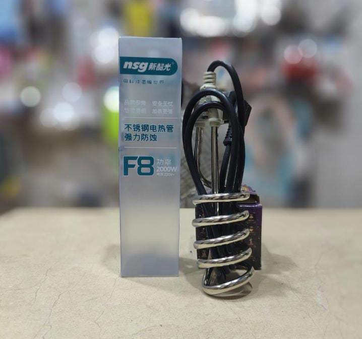 F8 Water Heating Rod - 2000W Shock-Proof Imported