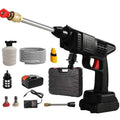 Automatic Cordless Car Wash Spray Gun | 48V High Pressure Lithium Battery | Wireless Foam Jet Washer With Box (Double Battery)
