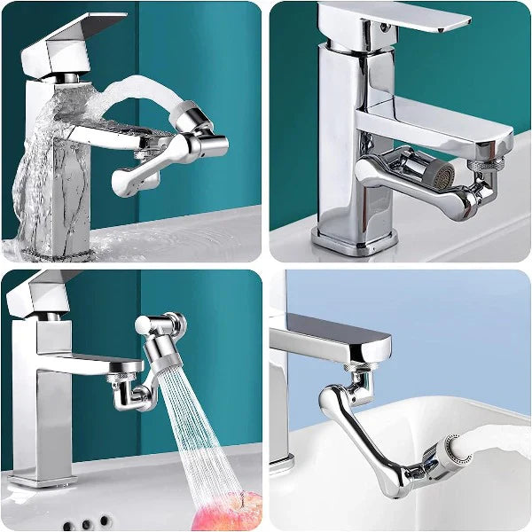 Rotation Faucet Sprayer Head Universal 1080°rotatable Bathroom Washbasin Tap Splash Filter Water Saving Bubbler Nozzle