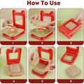 2-in-1 Sandwich Cutter & Sealer | Kids Bread Cutter, Decruster & Uncrustable Sandwich Maker | Random Color
